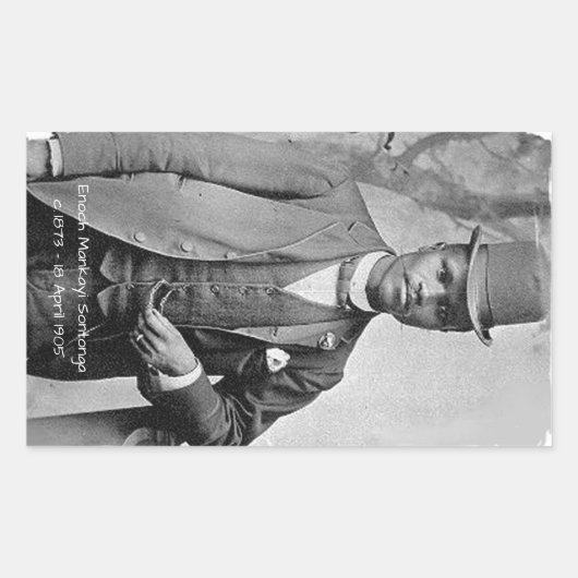 Enoch Mankayi Sontonga Rechthoekige Sticker (Voorkant)