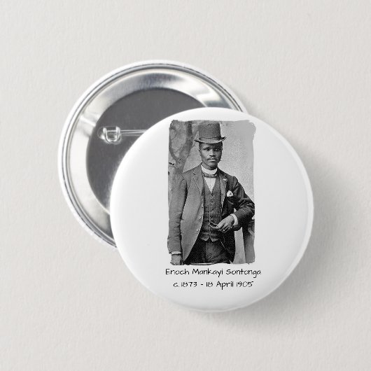 Enoch Sontonga Ronde Button 5,7 Cm (Voorkant /achterkant)