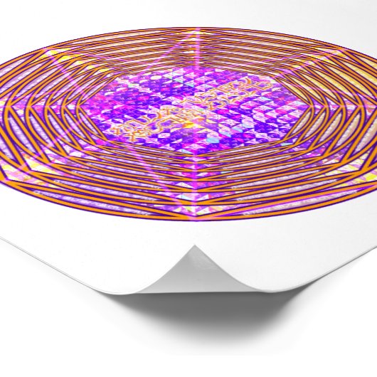 Enochiaans teken van kwik poster (Hoek)