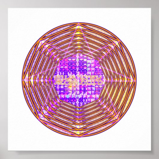 Enochiaans teken van kwik poster (Voorkant)