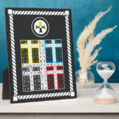 Enochiaanse aarde elementaire tablet fotoplaat (Zijkant)