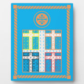 Enochiaanse waterelementaire tablet fotoplaat (Voorkant)