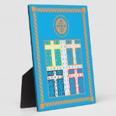 Enochiaanse waterelementaire tablet fotoplaat (Zijkant)