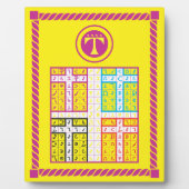 Enochian Air elementaire tablet Fotoplaat (Voorkant)