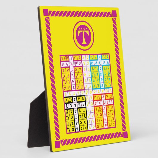 Enochian Air elementaire tablet Fotoplaat (Zijkant)