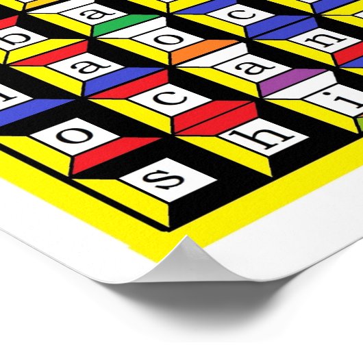 Enochian Air Tablet Poster (Hoek)