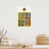 Enochian Air Tablet Poster (Keuken)