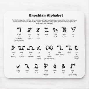 Enochian Alphabet Chart Muismat