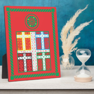 Enochian Fire Elemental Tablet Fotoplaat