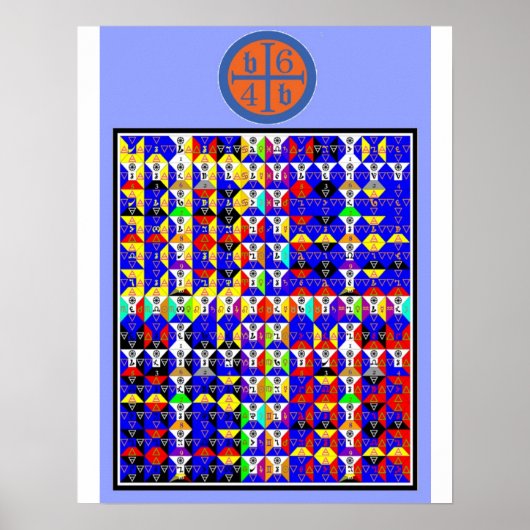 Enochian Watchtower van het westen Poster (Voorkant)