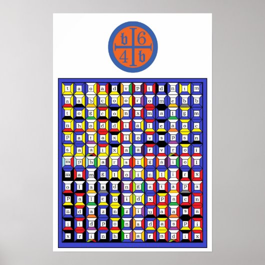 Enochian Water Tablet Poster (Voorkant)