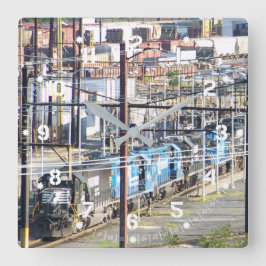 Enola Norfolk Southern Railroad Yard Harrisburg PA Vierkante Klok