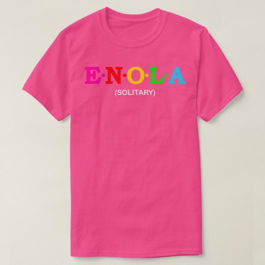 Enola Solitary T-shirt (Design voorkant)