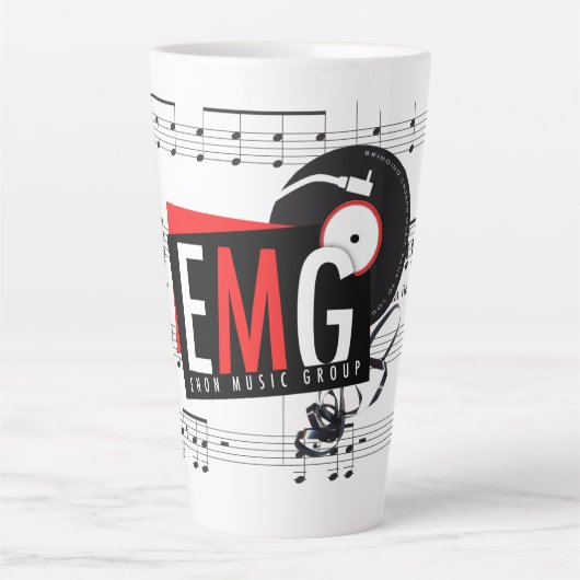 Enon Music Group Latte Mok (Voorkant)
