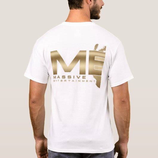 ENORM ENTERTAINMENT MANNEN T-SHIRT (Achterkant)