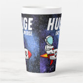 Enorm heelal latte mok (Voorkant)