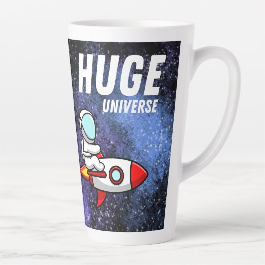 Enorm heelal latte mok (Rechts)
