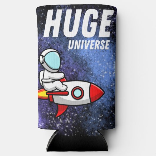 Enorm heelal seltzer blikjeskoeler (Voorkant)