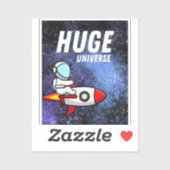 Enorm heelal sticker (Vel)