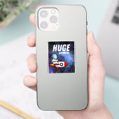Enorm heelal sticker (Telefoon)