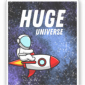 Enorm heelal sticker (Voorkant)