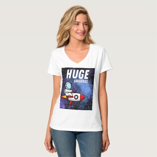 Enorm heelal t-shirt (Voorkant volledig)