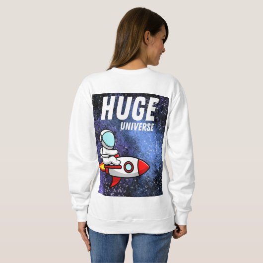 Enorm heelal trui (Achterkant volledig)