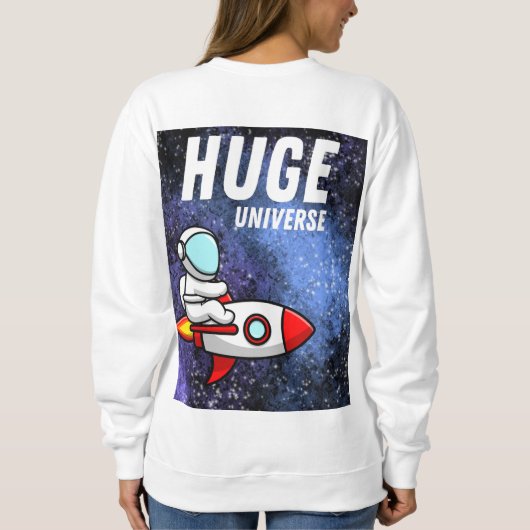 Enorm heelal trui (Achterkant)