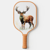 Enorm hert met takken  pickleball paddle (Achterkant)