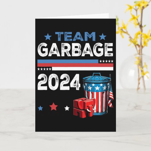 Enorme afval trots Trump-aanhanger 2 Kaart (Gele Bloem)