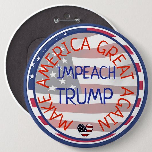 Enorme Anti Trump Button (Voorkant /achterkant)