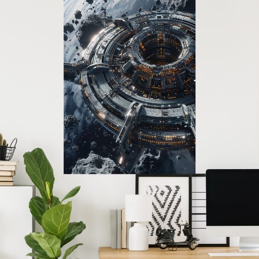 Enorme architectonische schoonheid - verbluffende poster (Thuiskantoor)