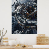 Enorme architectonische schoonheid - verbluffende poster (Keuken)