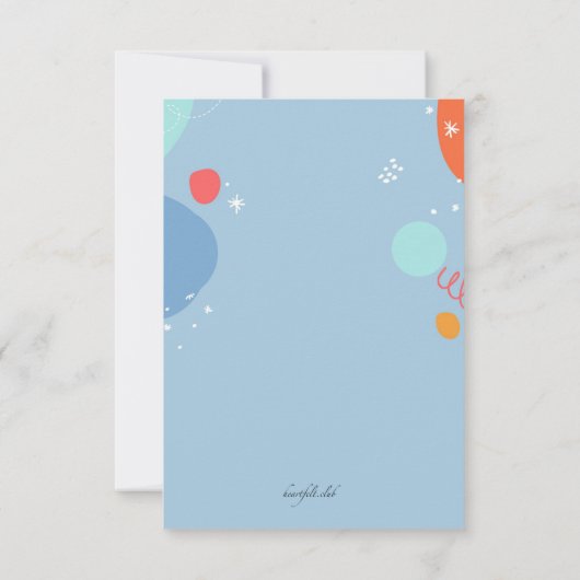 Enorme bedankkaart (Achterkant)