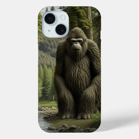 Enorme Bigfoot in de Bossen Case-Mate iPhone Case (Achterkant)