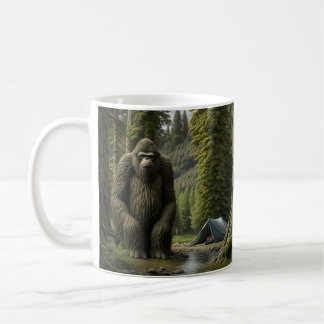 Enorme Bigfoot in de Bossen Koffiemok