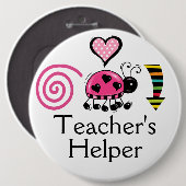 ENORME Button - Teacher's Helper - SRF (Voorkant /achterkant)
