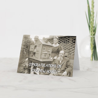 ENORME DOLLHOUSE 1890'S FOTO DEADPAN MENSEN PLEZIE KAART