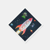 Enorme één foto collage | 1e verjaardag Rocket Spa Servet (Hoek)