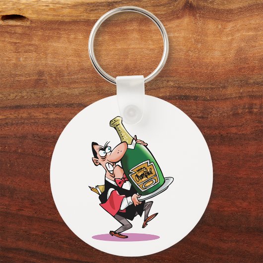 Enorme fles champagne Sleutelhanger