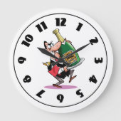 Enorme fles champagneklok grote klok (Voorkant)