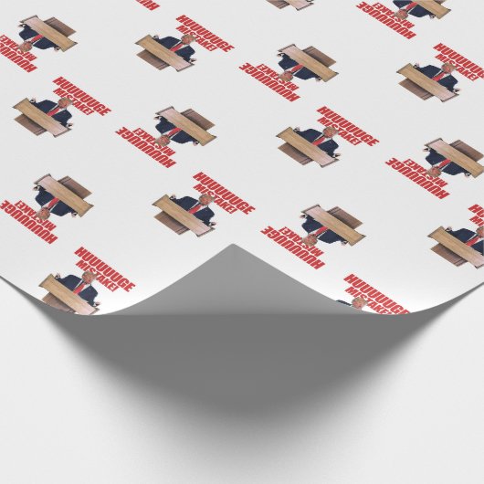 Enorme fout Donald Trump inpakpapier (Hoek)