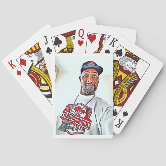 Enorme Giant Clothing co. speelkaarten (Achterkant)