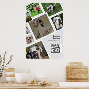 Enorme Great Dane Fokkerij Promotie Poster
