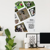 Enorme Great Dane Fokkerij Promotie Poster (Thuiskantoor)