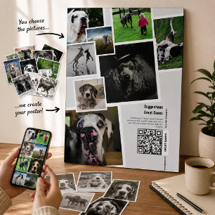 Enorme Great Dane-fokkerij promotieposter Poster