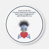 Enorme hartslag alleen voor de dag van uw Valentij Magneet (Voorkant)