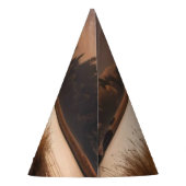 Enorme herten op Mountain Lake Gelukkige Verjaarda Feesthoedjes (Achterkant)