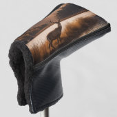 Enorme herten op Mountain Lake Golfheadcover (3/4 voorkant)