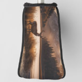 Enorme herten op Mountain Lake Golfheadcover (Draai 90)